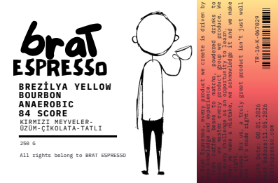 Brezilya Yellow Bourbon Anaerobic 84 Score